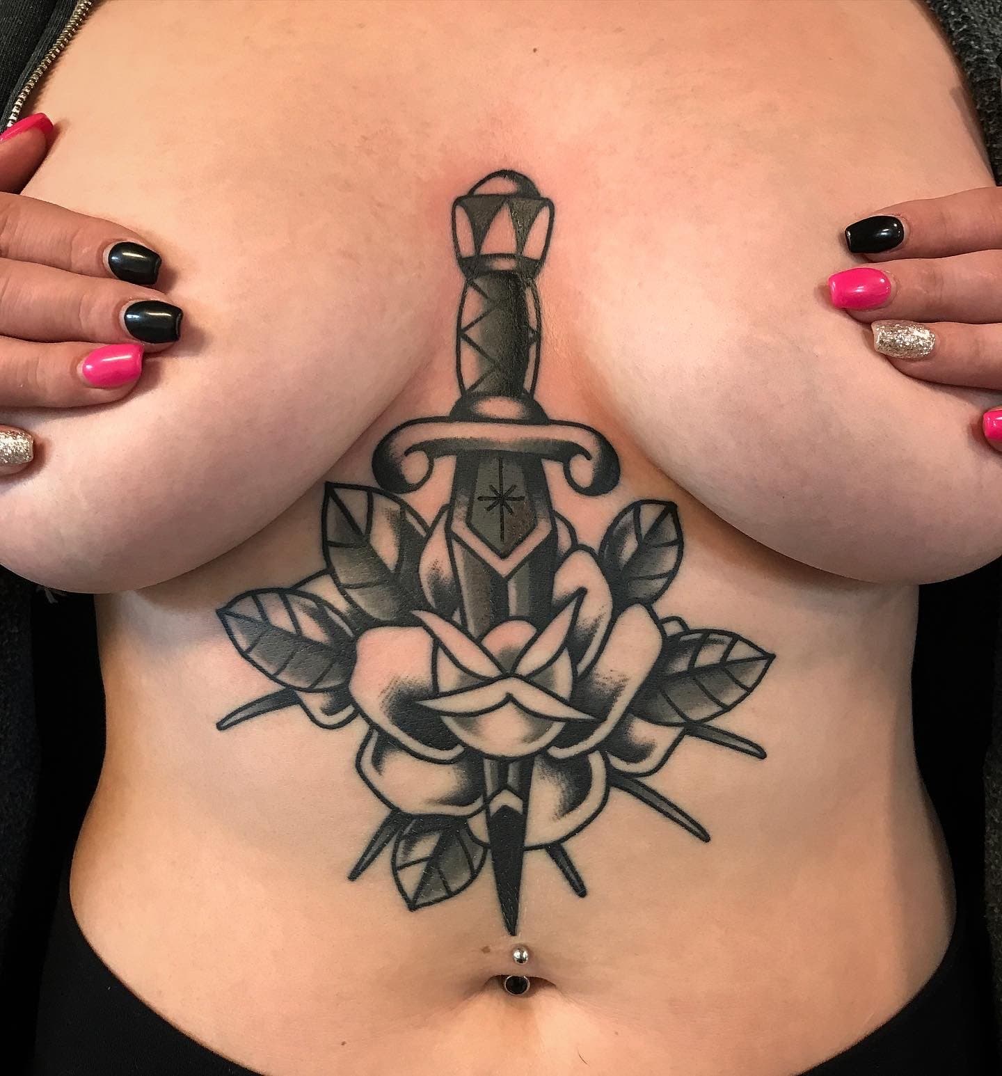 Flower & Sword Tattoo | Humble Tattoo Company