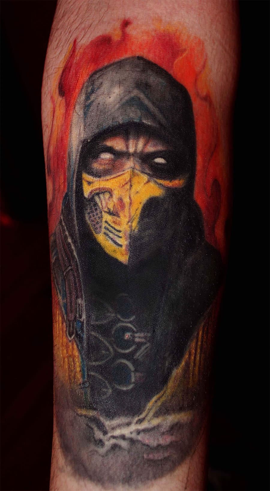 Mortal Kombat tattoo by Gunnar