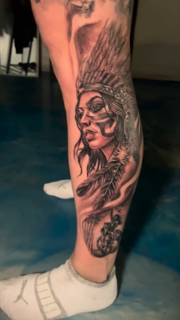 Colour and realism sleeve tattoo by Sarah Johnson at Yes Electric Tattoo