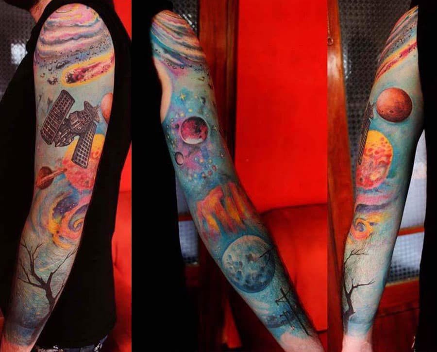 Space tattoo by Gunnar