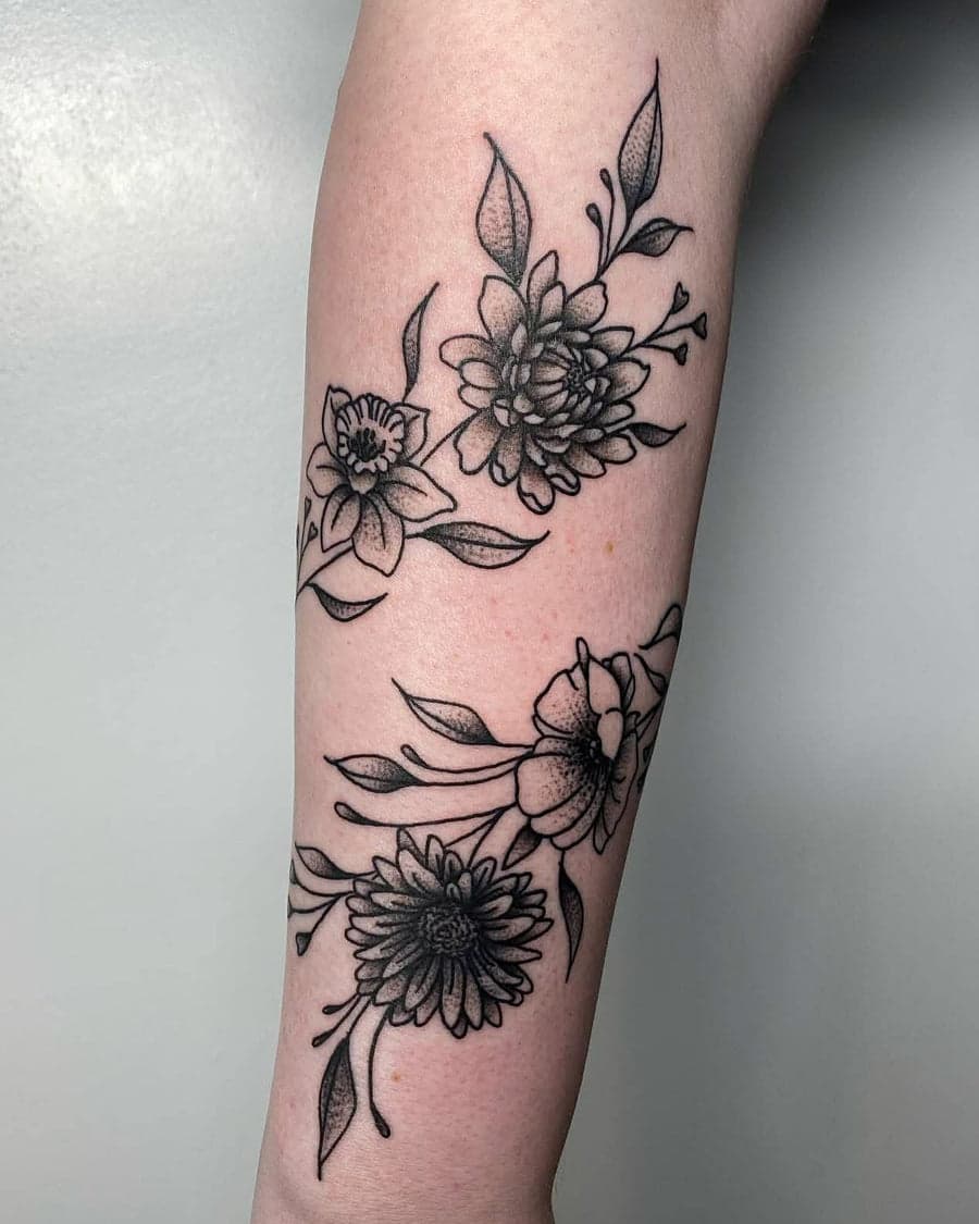 Floral Illustration Custom Piece
