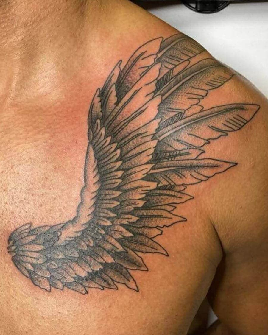 Feathered Wing Chest Piece Custom Piece