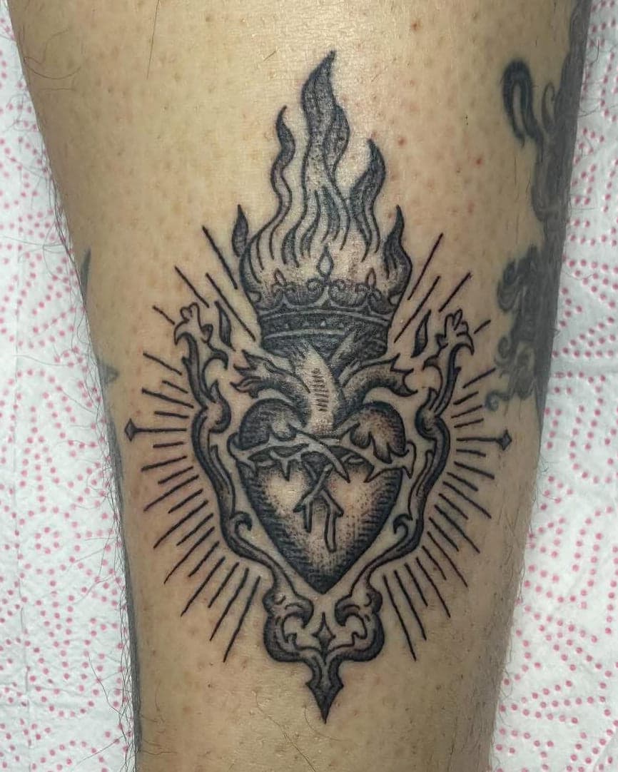 Sacred Heart Custom Piece