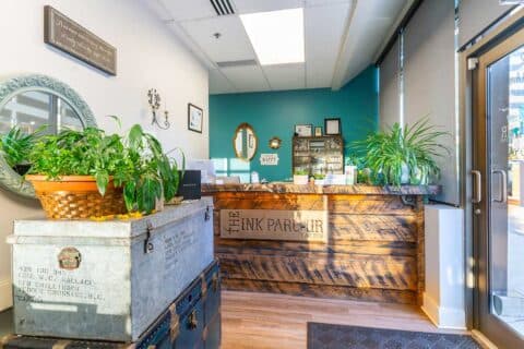 The Ink Parlour lobby reception by Alisa Nicetin