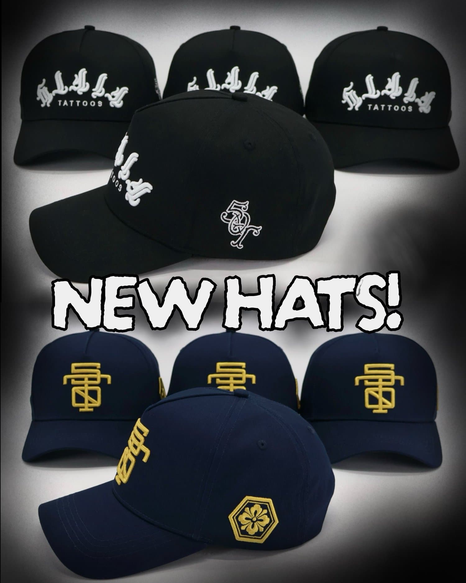 I’ve got new hats on the way! No pre-sale this time but once they show up they will be on sale for $40! . #tattoo #merch #okotoks #hats #supportartists