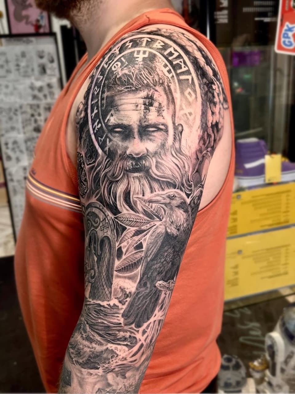 Illustrative Blackwork tattoo artist work by Jessie · Ink of Dawn at Yes Electric Tattoo Toronto