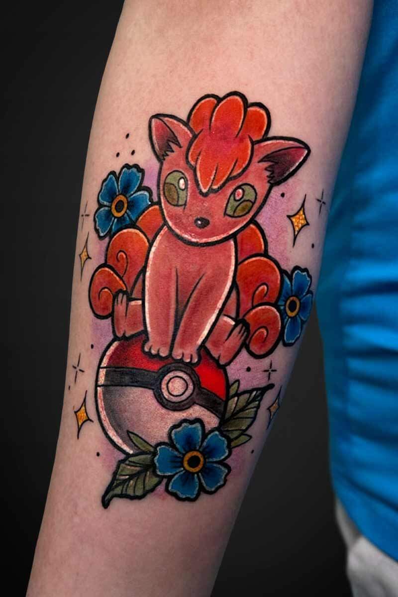 cartoon-pokemon-tattoo-vulpix-pokeball