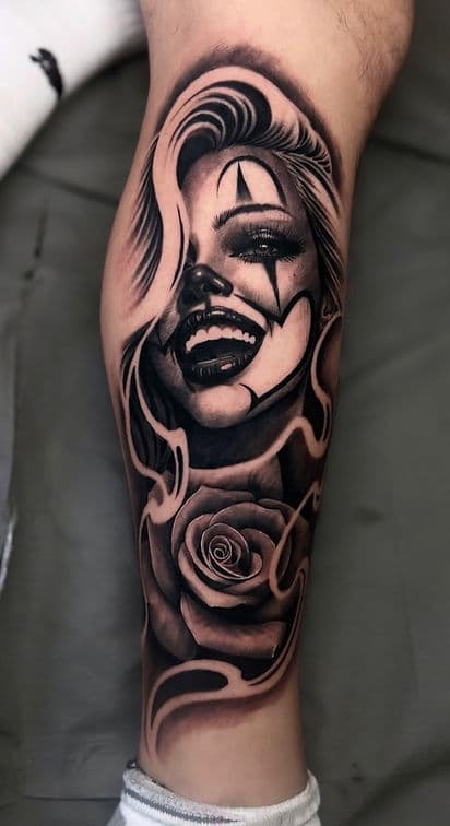 Tatouage présenté dans le portfolio de John Campbell — Black Forest Tattoo Company