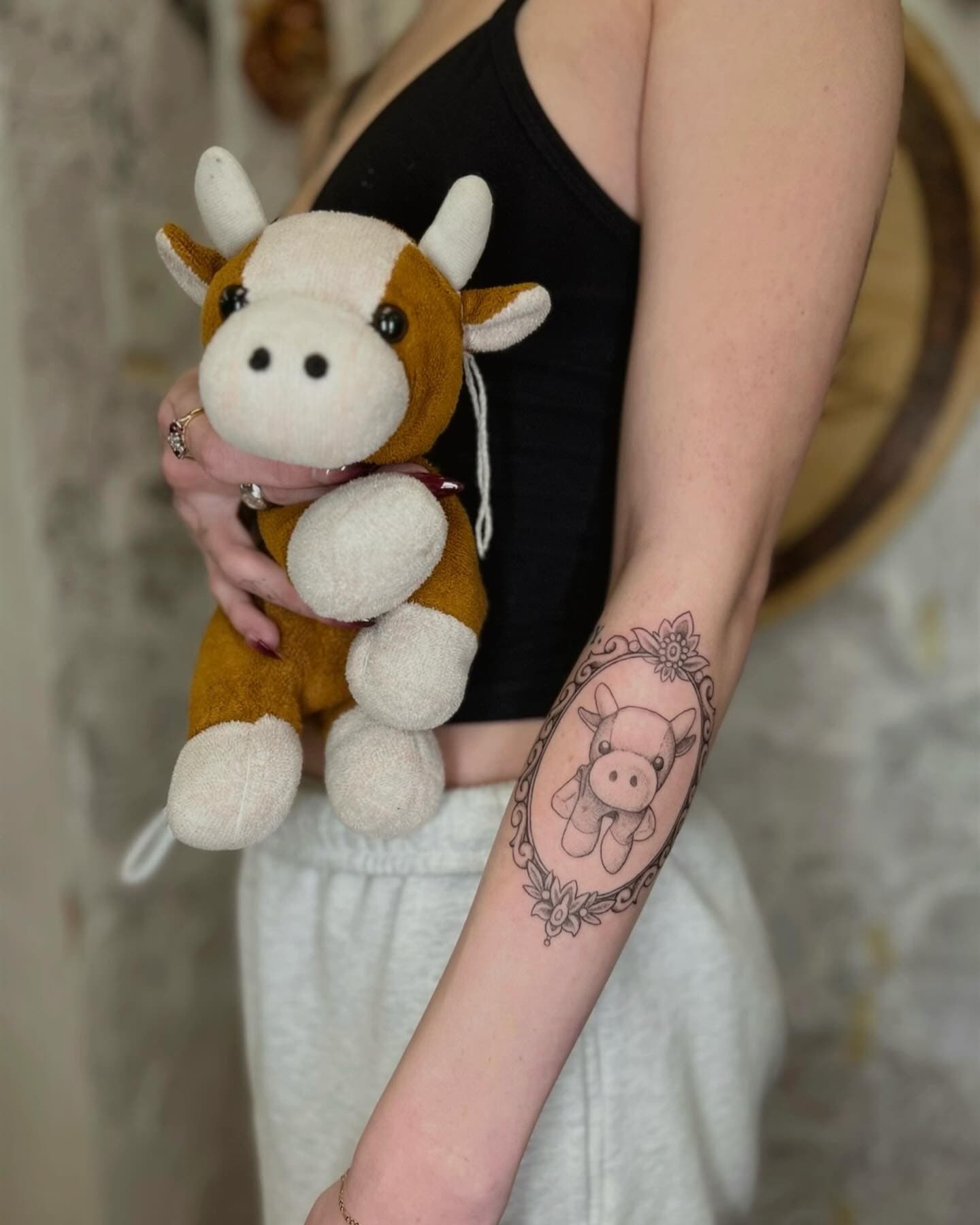 Katherine + Meatball the cow forever! There’s something real special about your childhood bestie and they make really cute tattoos. I’d love to take