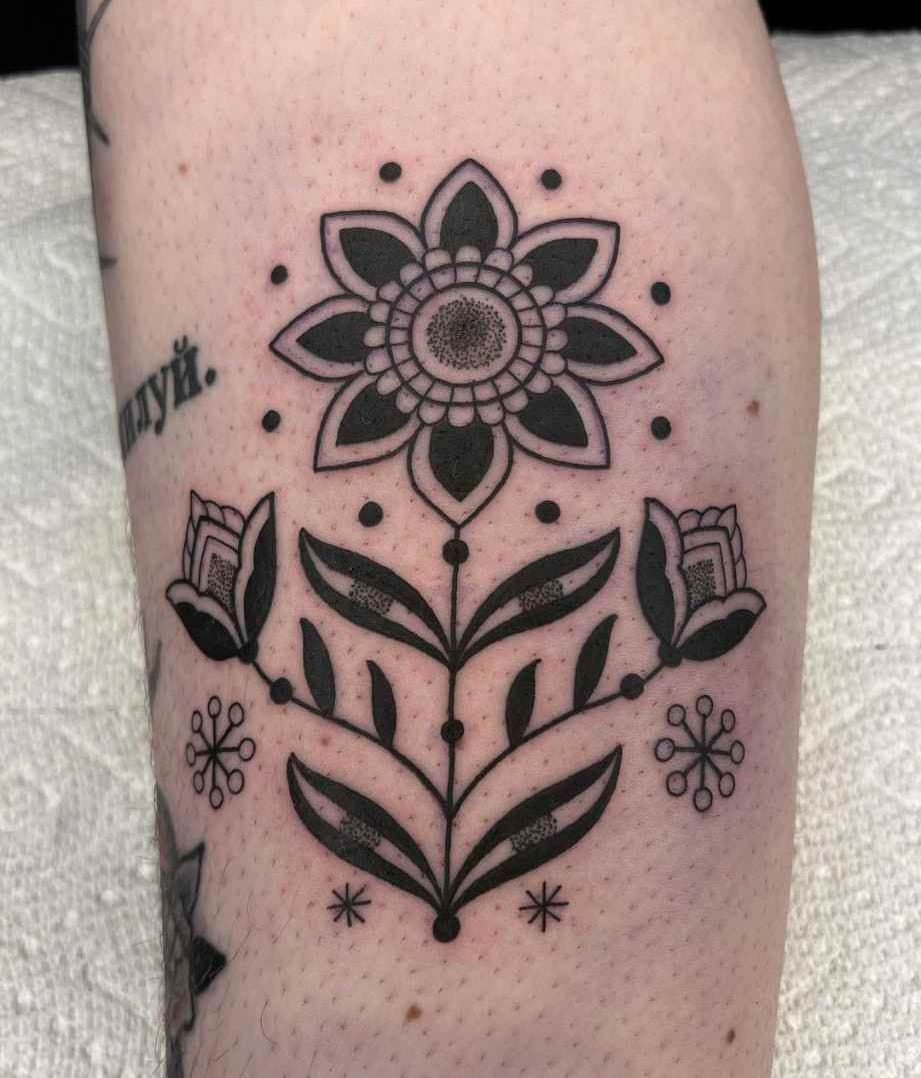 Tatouage présenté dans le portfolio officiel de Hailly Martin