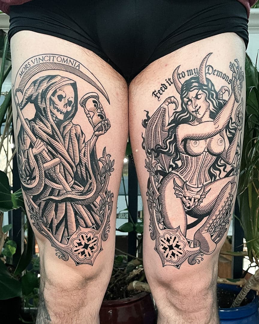 greek god tattoo
