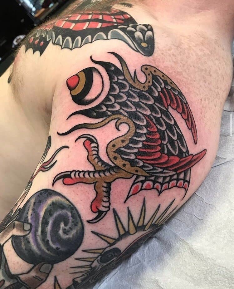 surreal Japanese style tattoo