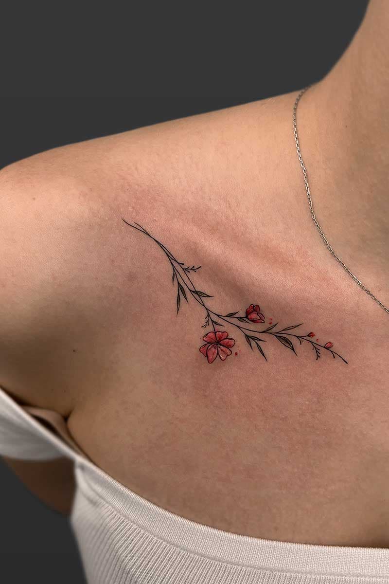 fineline_colour_tattoo_red_flowers