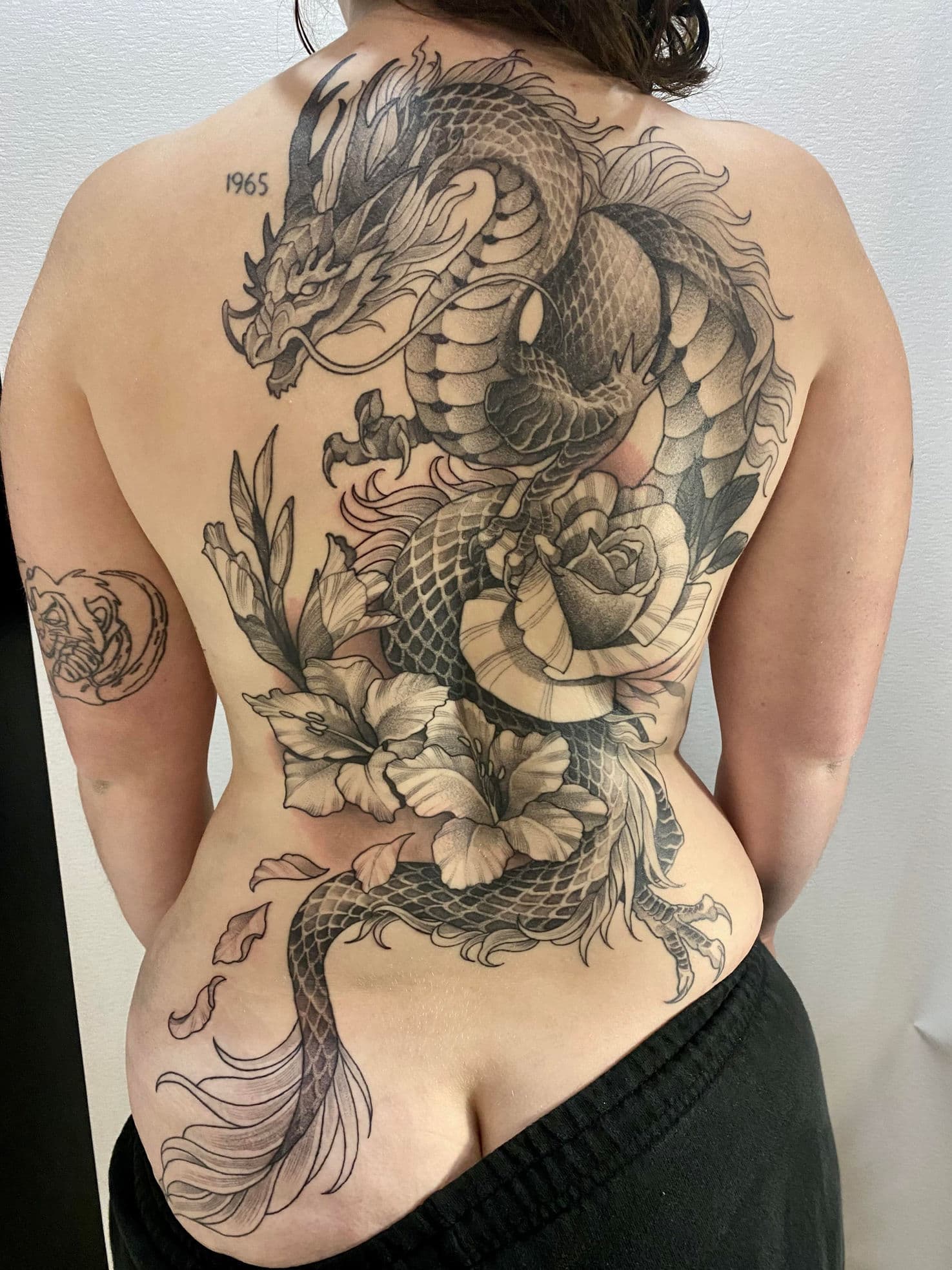 Tatouage présenté dans le portfolio de AUDREY MAY — Death Proof Tattoo and Barber