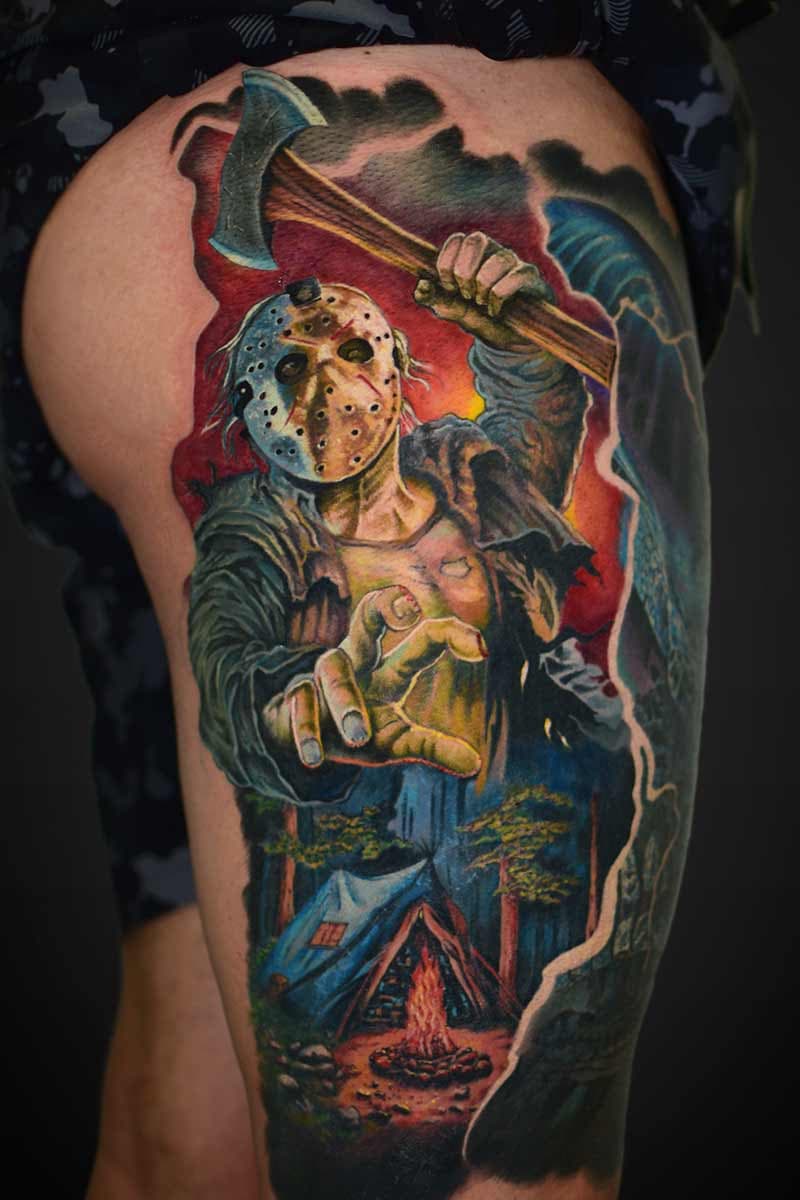 colour-realism-tattoo-jason-voorhees