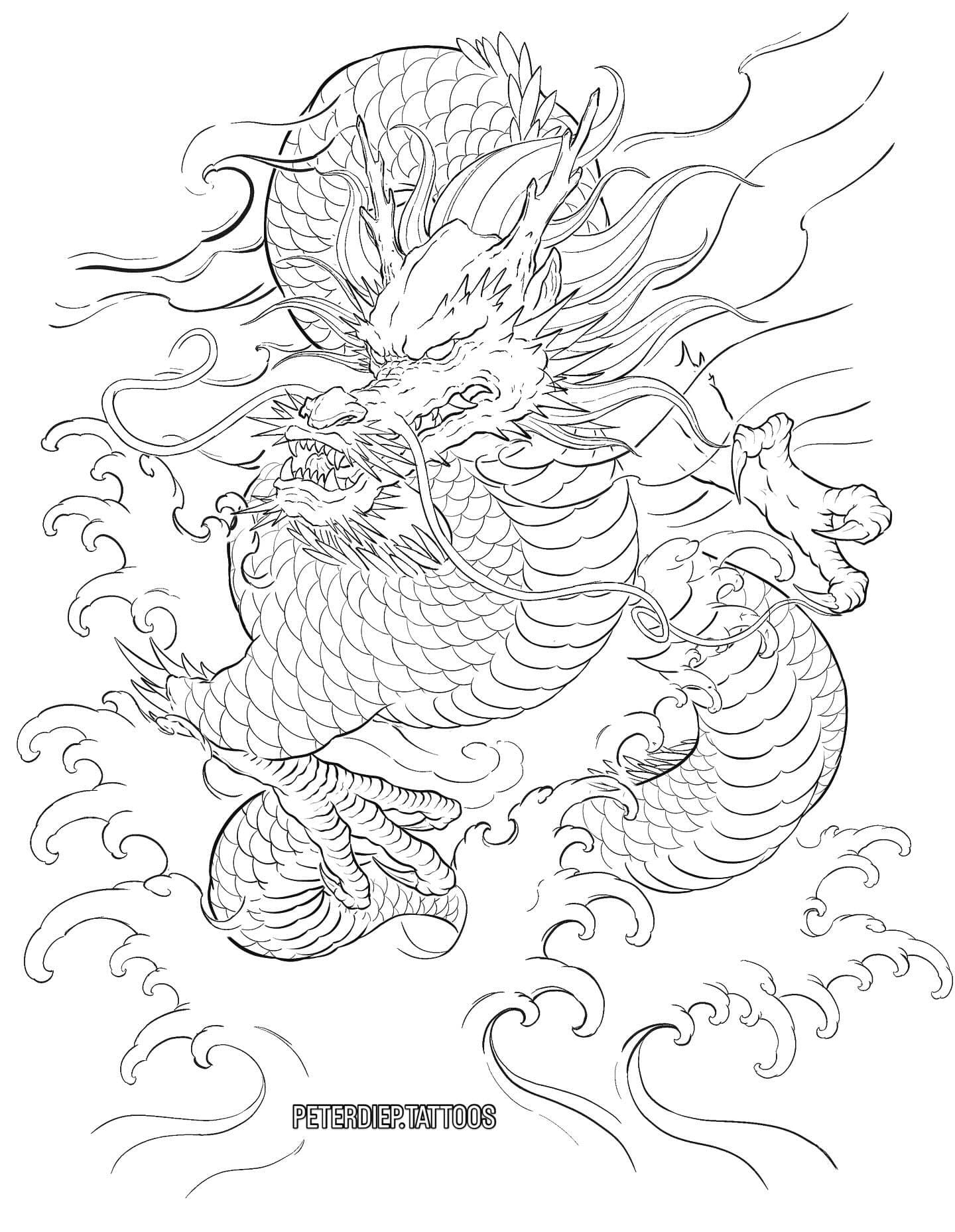 Dragon 🐉 #dragontattoo #dragondesign #dragon #asiandragon #asiantattoo #hamiltontattoo #tattoo #hamiltonontario #asianstyletattoo